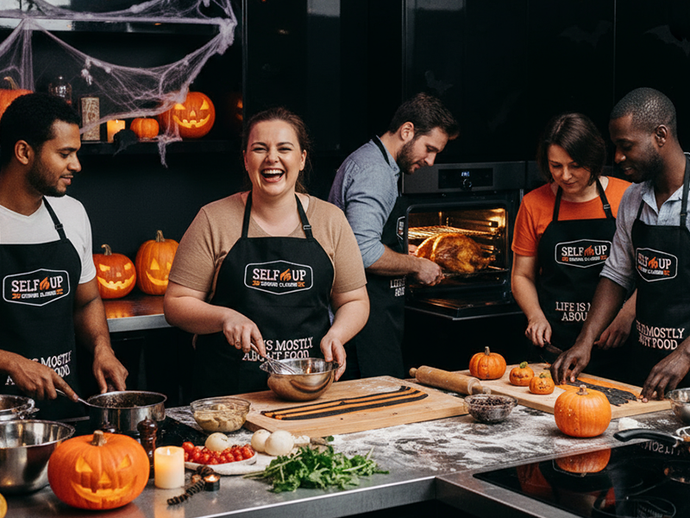 Halloween Themed Italian Dinner Team Building in NYC