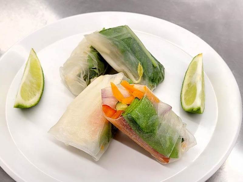 New York Vegan Thai Cooking Party | Spring Rolls