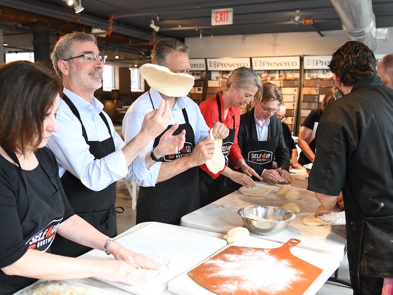 New-York Pizza Making Team Building | Man Tossing Pizza Dough